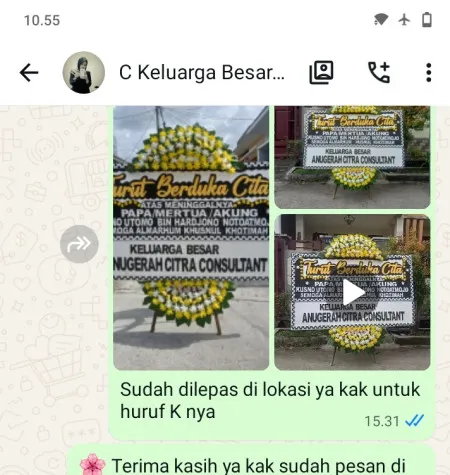 Pengiriman Papan Bunga Duka Jakarta Barat
